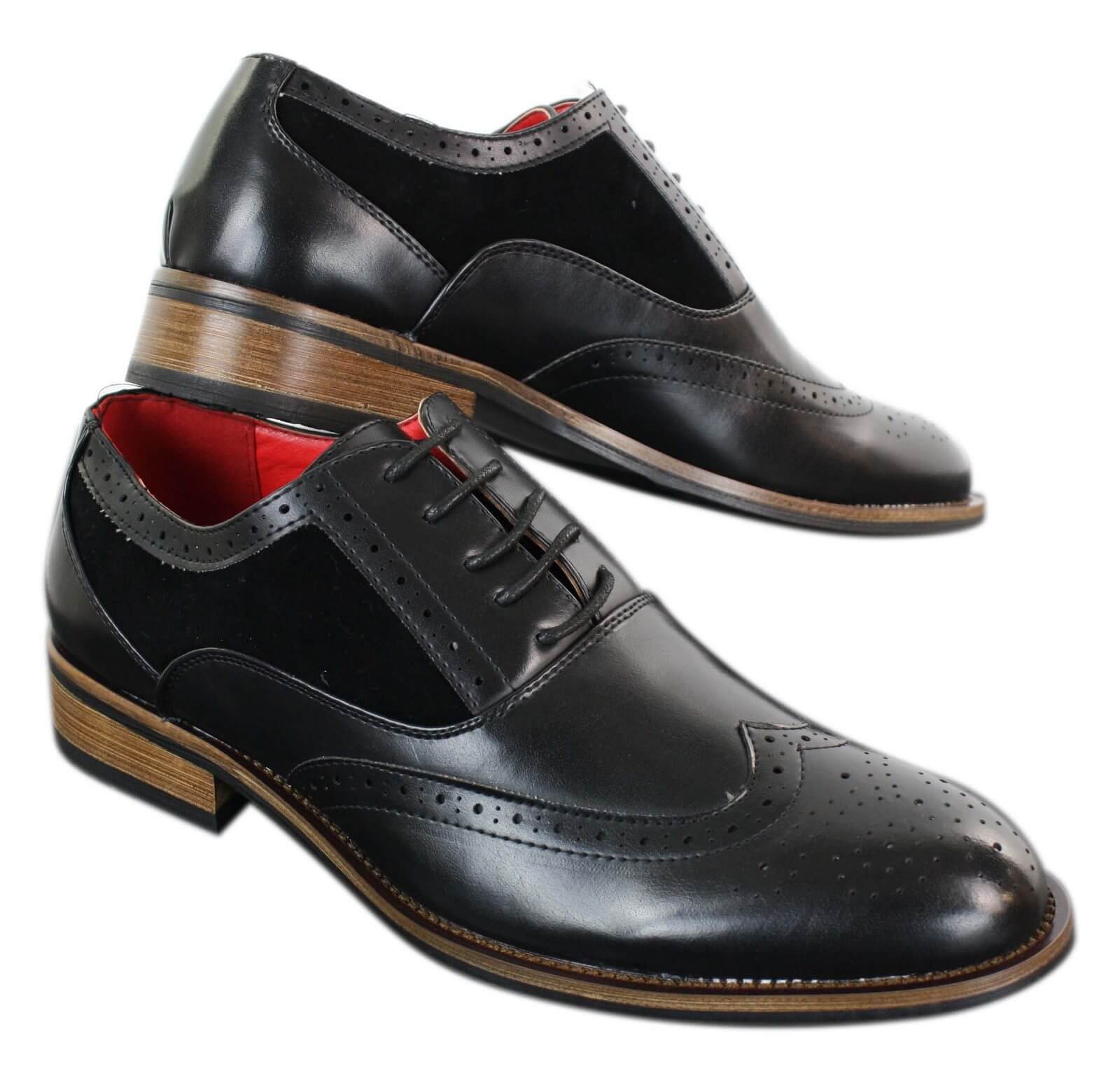 Vyriški juodi brogue batai