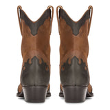 Vyriški aukštakulniai batai, tikros odos, rudi, jojimo, šokių, medžioklės, kaubojiški, smaili nosis