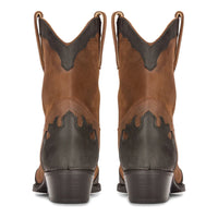 Vyriški aukštakulniai batai, tikros odos, rudi, jojimo, šokių, medžioklės, kaubojiški, smaili nosis