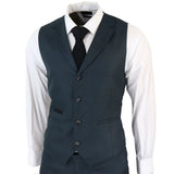 AK-07 vyriškas trijų dalių alyvuogių žalios spalvos languotas kostiumas