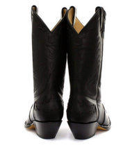 Vyriški kaubojiški batai su smailiais smailiais juodi rudi „Grinders Arizona“ natūralios odos, vesterno stiliaus, kubietiški