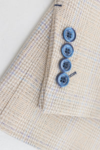 Vyriškas kreminis trijų dalių vestuvinis kostiumas - Cavani Caridi