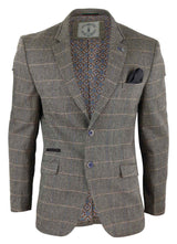 Vyriškas vintažinis švarkas su eglutės rašto langais – Cavani Albert-Tan