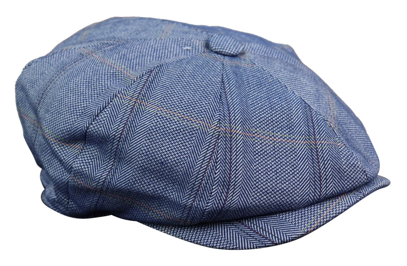 Vyriška 8 panelių „Peaky Blinders“ tvido plokščia kepuraitė – „Cavani Connall“