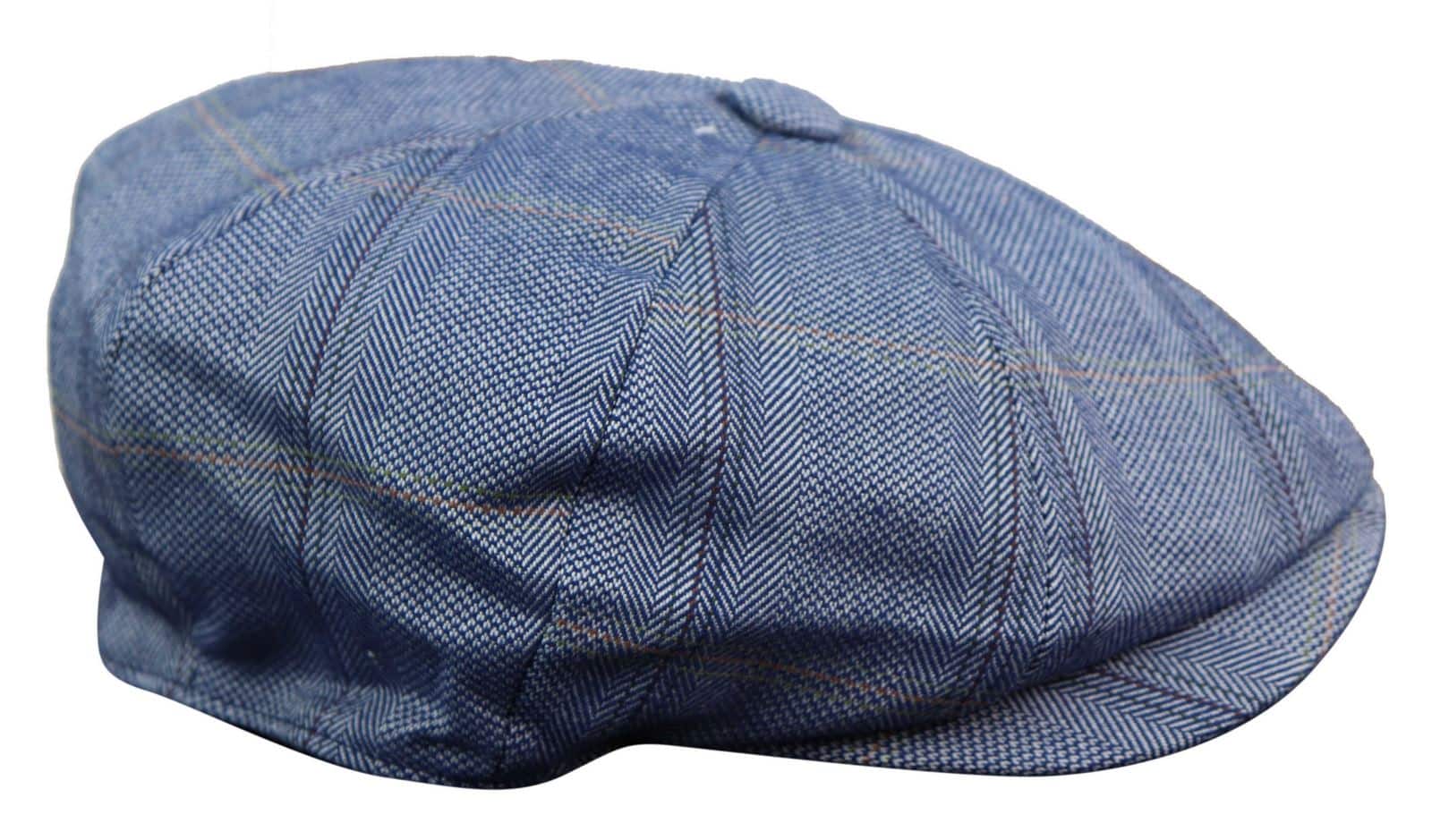 Vyriška 8 panelių „Peaky Blinders“ tvido plokščia kepuraitė – „Cavani Connall“
