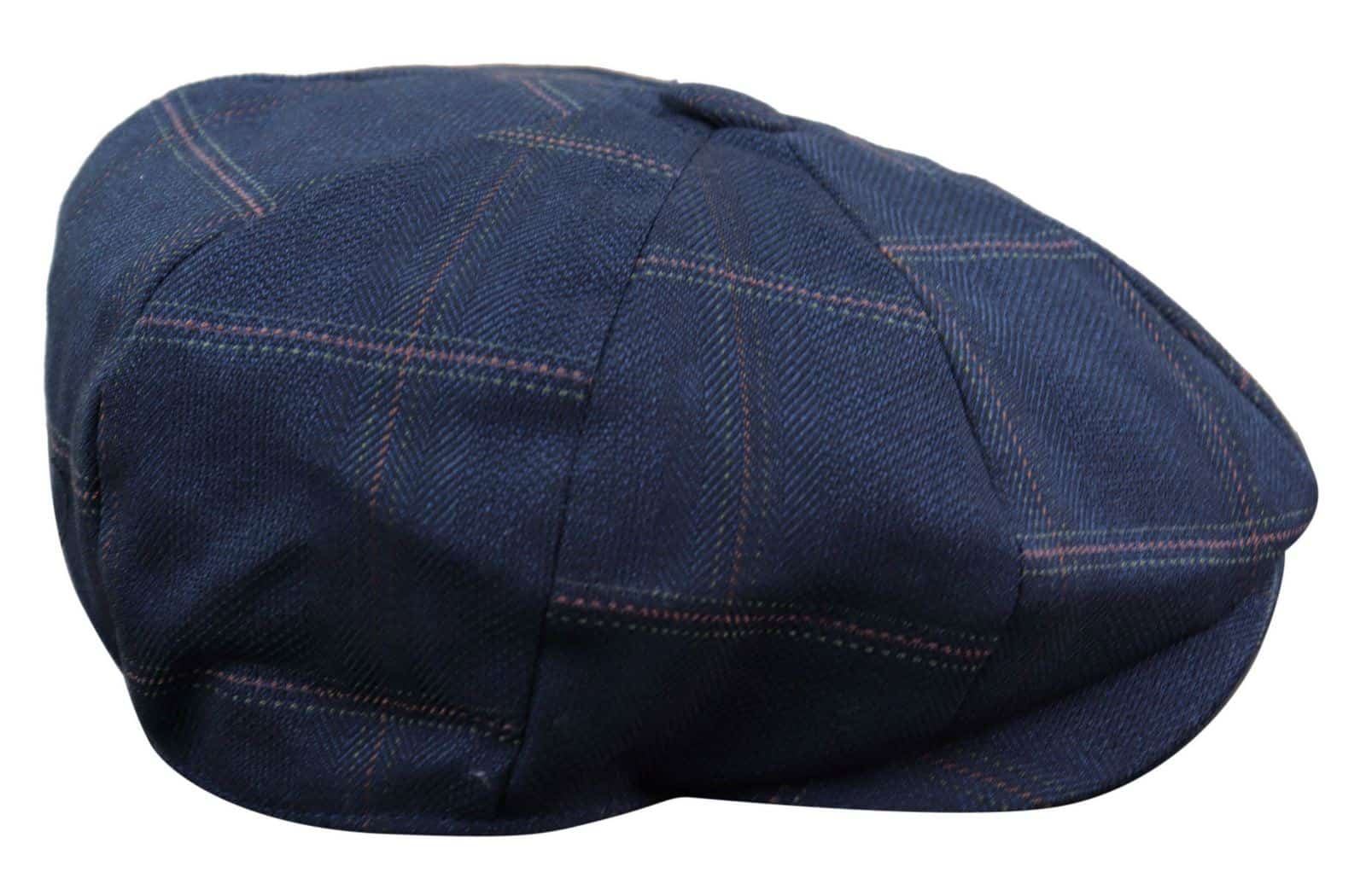Vyriška 8 panelių „Peaky Blinders“ tvido plokščia kepuraitė – „Cavani Connall“
