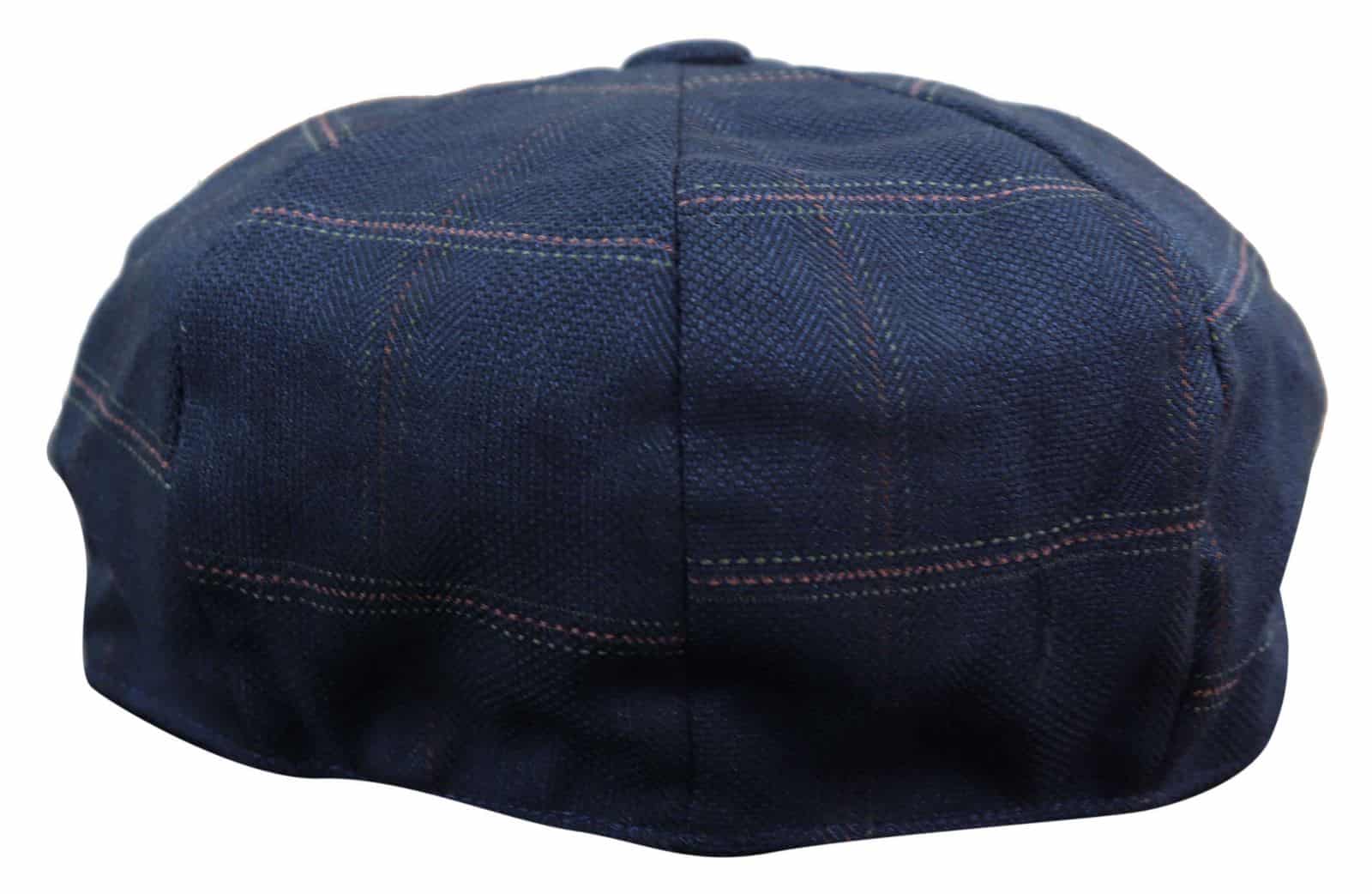 Vyriška 8 panelių „Peaky Blinders“ tvido plokščia kepuraitė – „Cavani Connall“