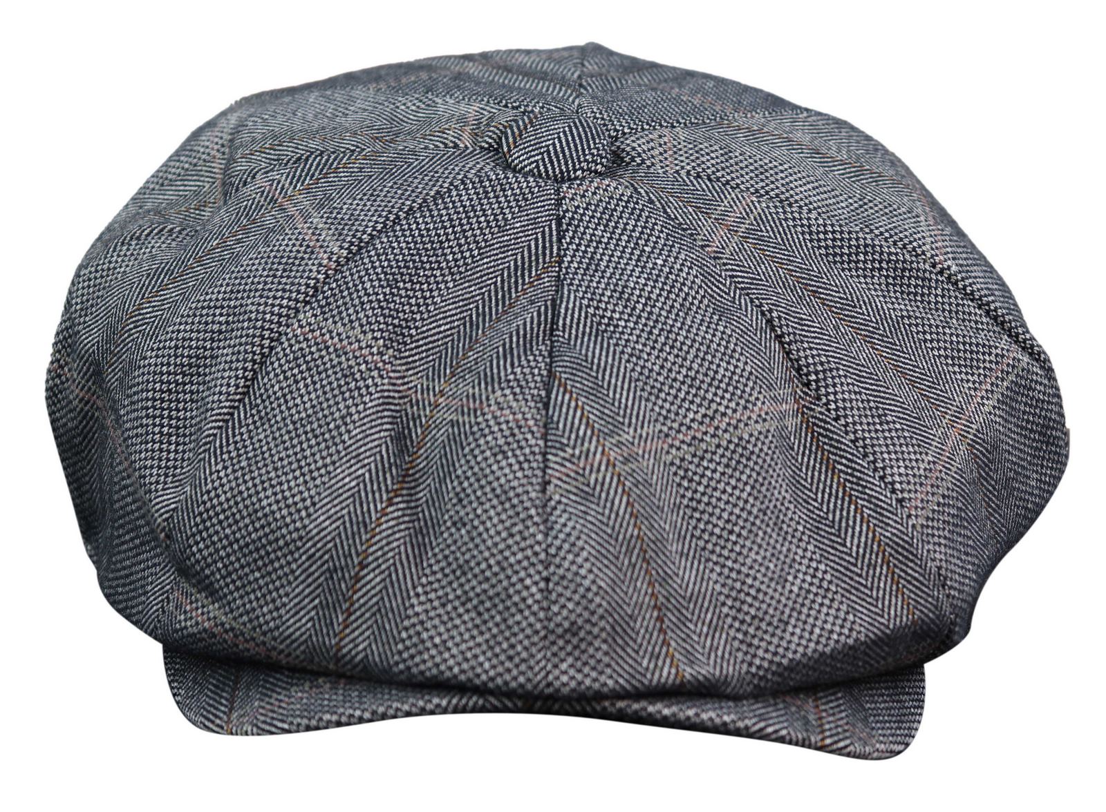 Vyriška 8 panelių „Peaky Blinders“ tvido plokščia kepuraitė – „Cavani Connall“