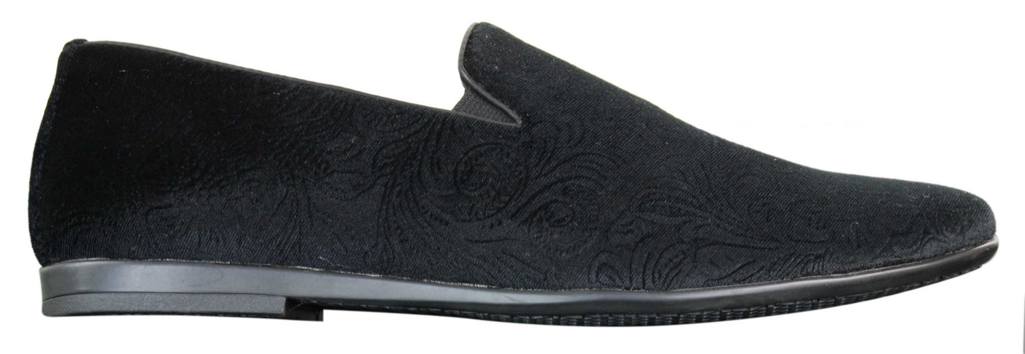 Elong DD0083 – vyriški aksominiai įmaunami „Paisley“ rašto vairavimo bateliai, elegantiški, laisvalaikio stiliaus, vyno tamsiai mėlyni, juodi.