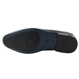 Vyriški užsegami formalūs tamsiai mėlyni mokasinai