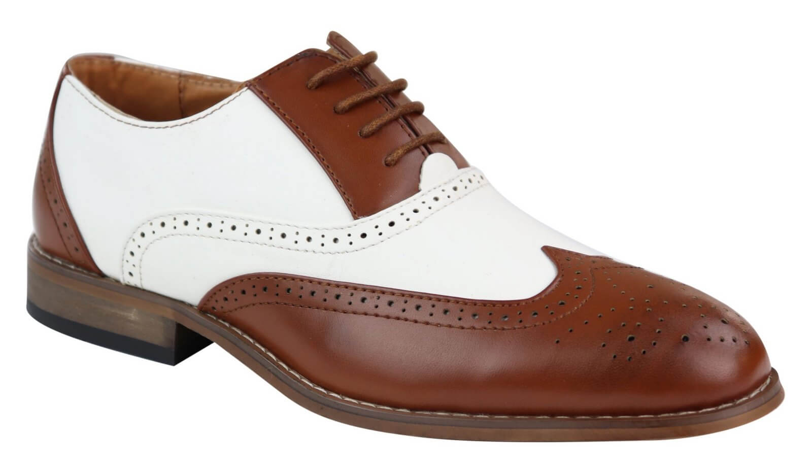 Vyriški rudi/balti brogue batai