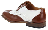 Vyriški rudi/balti brogue batai