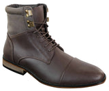 „Galax GLX3517“ vyriški ploni, vintažiniai, retro stiliaus, „Sherlock“ stiliaus, suvarstomi, stilingi, laisvalaikio stiliaus, odiniai aulinukai su kulkšnimis.