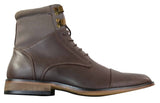 „Galax GLX3517“ vyriški ploni, vintažiniai, retro stiliaus, „Sherlock“ stiliaus, suvarstomi, stilingi, laisvalaikio stiliaus, odiniai aulinukai su kulkšnimis.