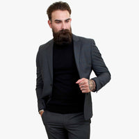 „Happy Gentleman GRINGO“ pilkas trijų dalių vilnonis kostiumas