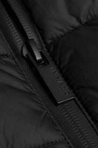 Heston - vyriškas lengvas laisvalaikio stiliaus paminkštintas juodas paltas