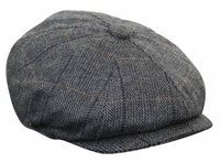 Vyriška languota „Tweed Peaky Blinders“ kepurė