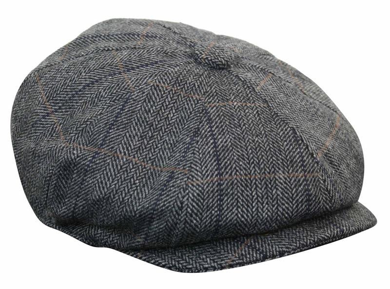 Vyriška languota „Tweed Peaky Blinders“ kepurė