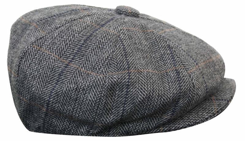 Vyriška languota „Tweed Peaky Blinders“ kepurė