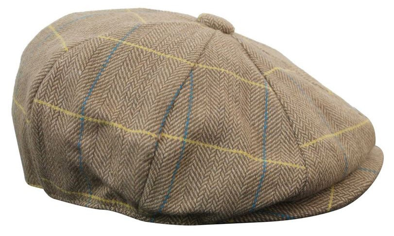 Vyriška languota „Tweed Peaky Blinders“ kepurė