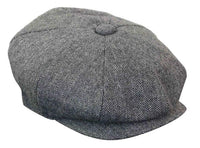 HT6364 - Vyriška tvido skrybėlė su „Eaglebone“ raštu ir „Newsboy Peaky Blinders“ raštu
