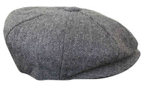 HT6364 - Vyriška tvido skrybėlė su „Eaglebone“ raštu ir „Newsboy Peaky Blinders“ raštu