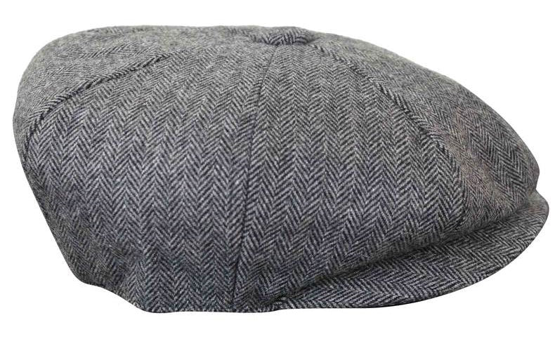 HT6364 - Vyriška tvido skrybėlė su „Eaglebone“ raštu ir „Newsboy Peaky Blinders“ raštu