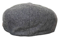 HT6364 - Vyriška tvido skrybėlė su „Eaglebone“ raštu ir „Newsboy Peaky Blinders“ raštu