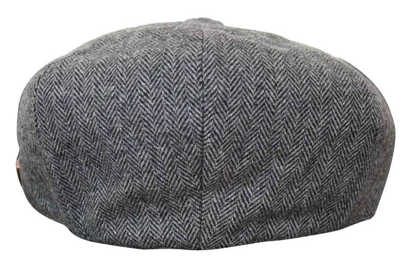 HT6364 - Vyriška tvido skrybėlė su „Eaglebone“ raštu ir „Newsboy Peaky Blinders“ raštu