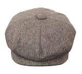 HT6364 - Vyriška tvido skrybėlė su „Eaglebone“ raštu ir „Newsboy Peaky Blinders“ raštu