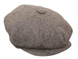 HT6364 - Vyriška tvido skrybėlė su „Eaglebone“ raštu ir „Newsboy Peaky Blinders“ raštu