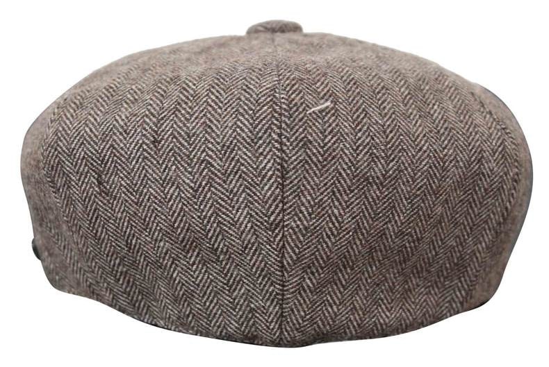 HT6364 - Vyriška tvido skrybėlė su „Eaglebone“ raštu ir „Newsboy Peaky Blinders“ raštu