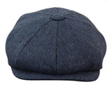 HT6364 - Vyriška tvido skrybėlė su „Eaglebone“ raštu ir „Newsboy Peaky Blinders“ raštu