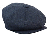HT6364 - Vyriška tvido skrybėlė su „Eaglebone“ raštu ir „Newsboy Peaky Blinders“ raštu