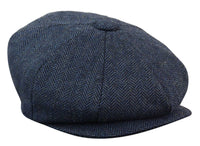 HT6364 - Vyriška tvido skrybėlė su „Eaglebone“ raštu ir „Newsboy Peaky Blinders“ raštu
