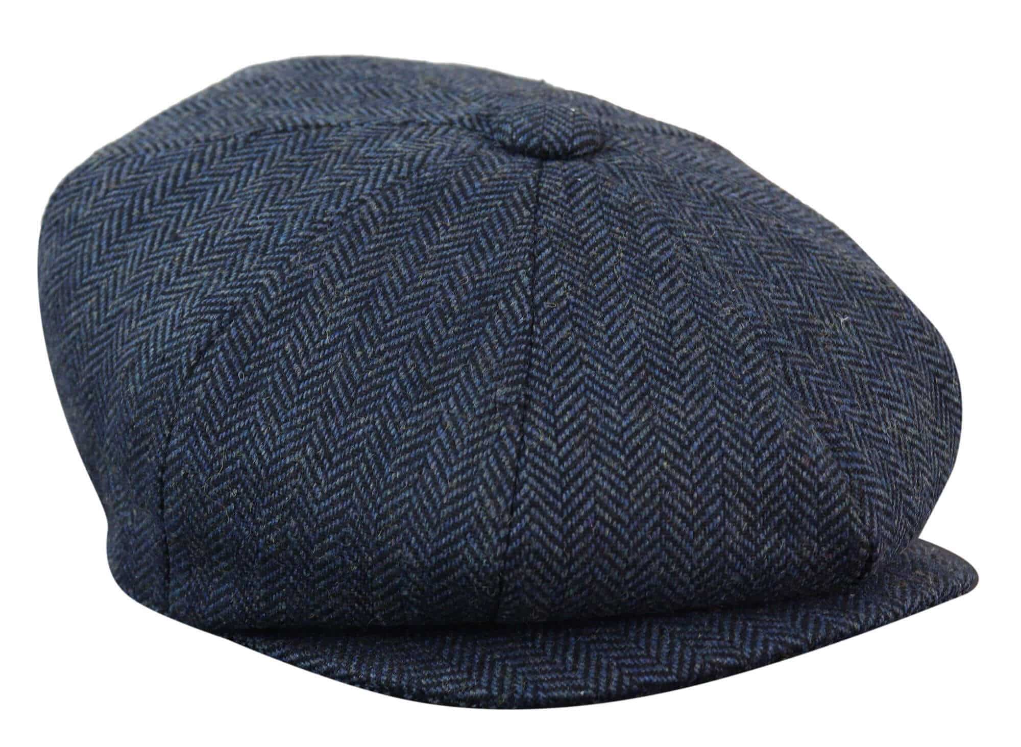 HT6364 - Vyriška tvido skrybėlė su „Eaglebone“ raštu ir „Newsboy Peaky Blinders“ raštu