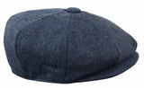HT6364 - Vyriška tvido skrybėlė su „Eaglebone“ raštu ir „Newsboy Peaky Blinders“ raštu