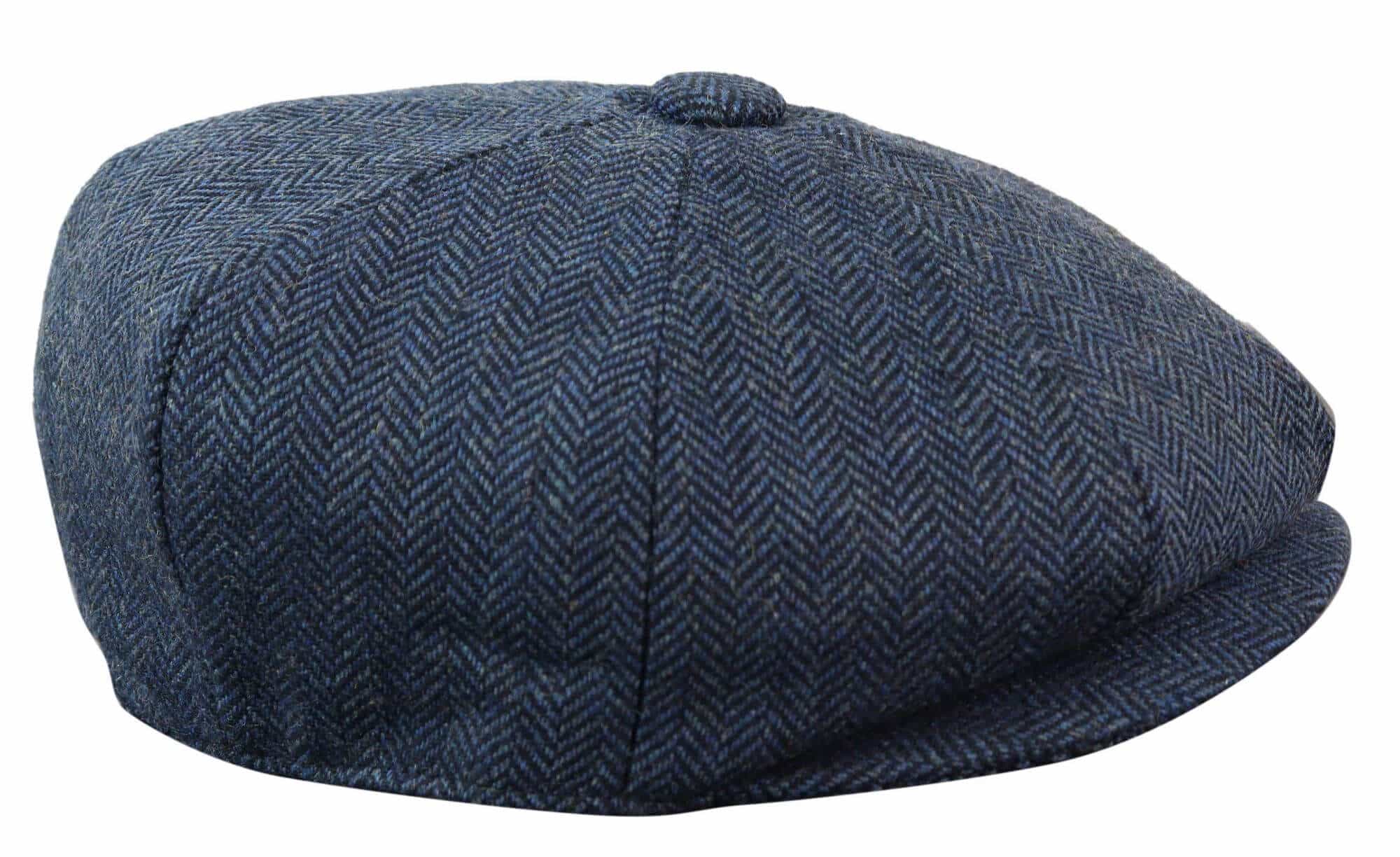 HT6364 - Vyriška tvido skrybėlė su „Eaglebone“ raštu ir „Newsboy Peaky Blinders“ raštu