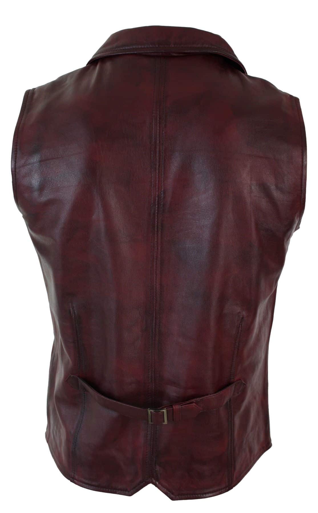 Vyriška tikros odos, gelsvai ruda, juoda, elegantiška, laisvalaikio stiliaus liemenė, vintažinė, retro-bordo spalvos