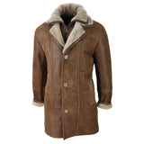 Vyriška 3/4 colio sportinė striukė su avikailio sagomis ir užtrauktuku – gelsvai ruda