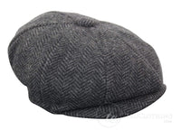Vaikiška „Peaky Blinders“ „Newsboy Tweed“ eglutės rašto 8 panelių kepurė