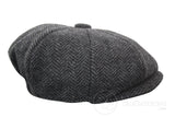 Vaikiška „Peaky Blinders“ „Newsboy Tweed“ eglutės rašto 8 panelių kepurė