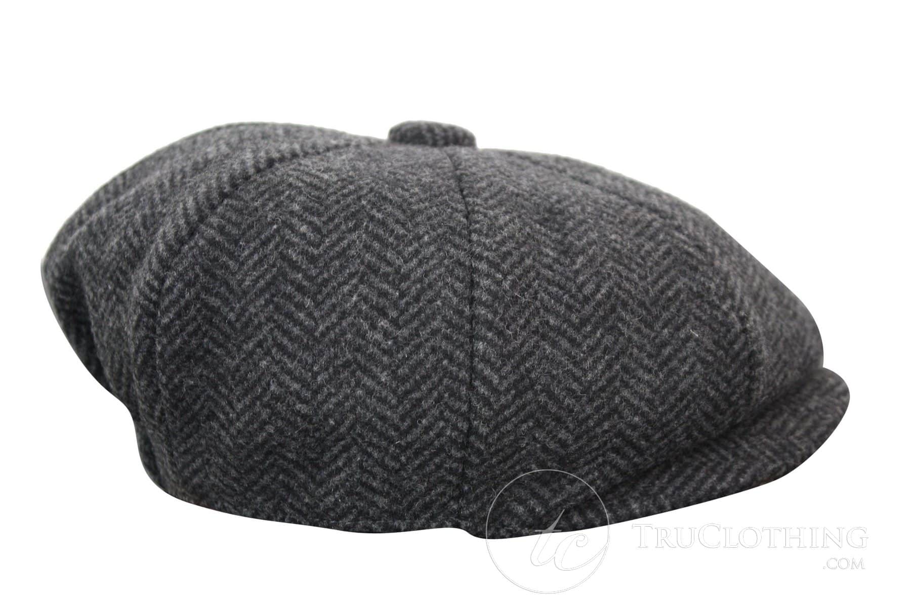 Vaikiška „Peaky Blinders“ „Newsboy Tweed“ eglutės rašto 8 panelių kepurė