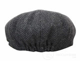 Vaikiška „Peaky Blinders“ „Newsboy Tweed“ eglutės rašto 8 panelių kepurė
