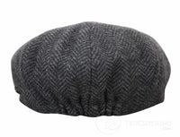 Vaikiška „Peaky Blinders“ „Newsboy Tweed“ eglutės rašto 8 panelių kepurė