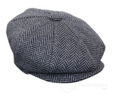 Vaikiška „Peaky Blinders“ „Newsboy Tweed“ eglutės rašto 8 panelių kepurė