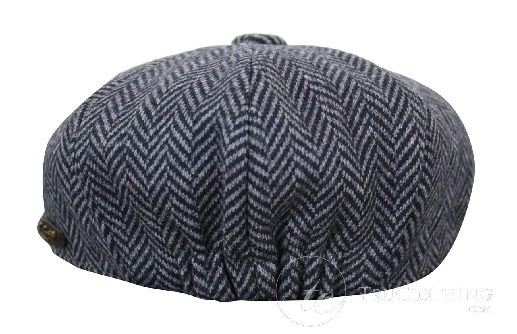 Vaikiška „Peaky Blinders“ „Newsboy Tweed“ eglutės rašto 8 panelių kepurė