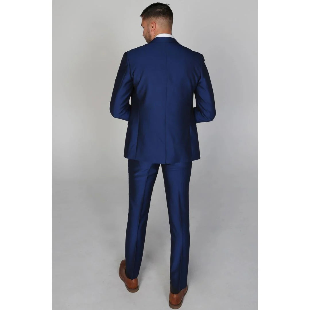 Kingsley - vyriškos vienspalvės mėlynos kelnės