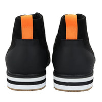 Vyriški suvarstomi zomšiniai dykumos juodi batai