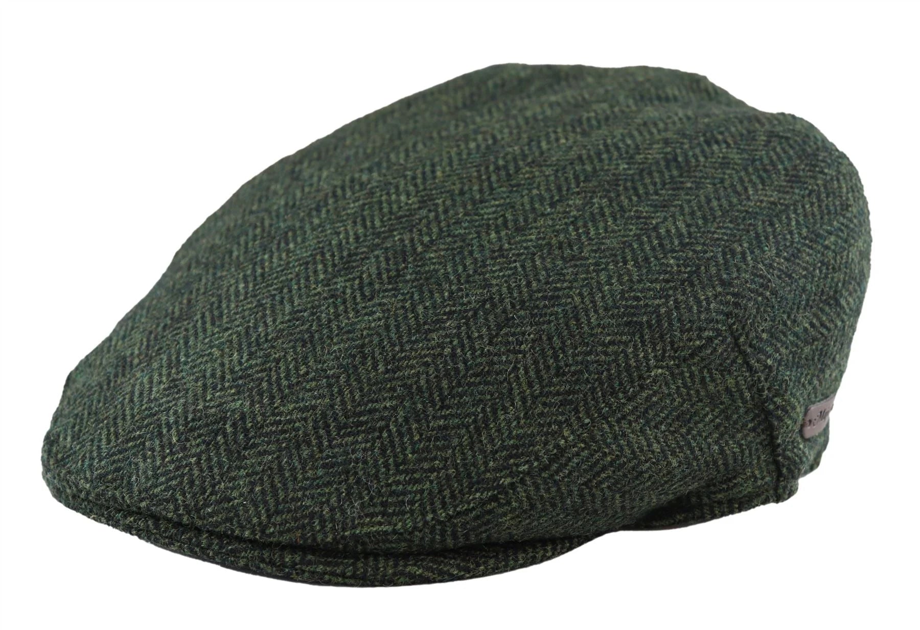 Vyriška plokščia vilnonė kepuraitė su silkės kaulo raštu, alyvuogių spalvos tvido klasikinio stiliaus, 1920-ųjų, unisex stiliaus berniukiška kepurė